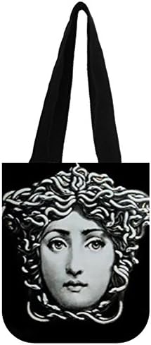 fornasetti plates gold Custom Tote Bag 10.2" x 11.8" x 5.3" shopping bag