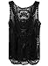 ACHICGIRL Sleeveless Round Neck Crocheted Lace Vest