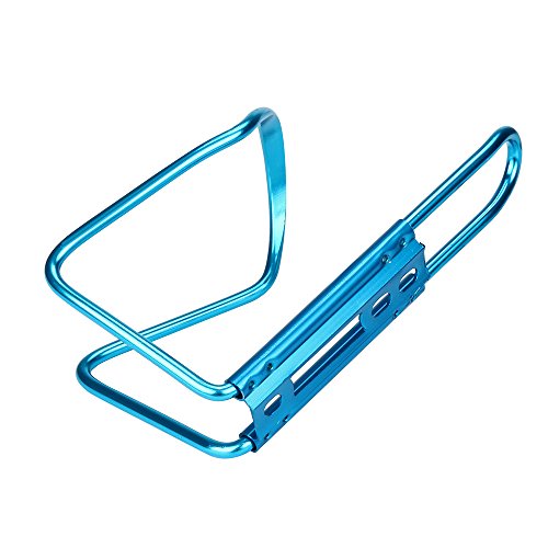 YALANK Bike Water Bottle Holder,Bicycle Water Bottle Cage Holder,Lightweight Bike Water Bottle Cages,Aluminum Alloy Cycling Water Bottle Rack Holder Cage for Cycling MTB Bike Road Bike,Blue