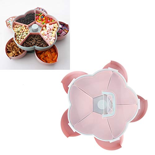 Snoepdoosje Snoepbakje, Draaibare Snoepdoos Snoepjes Opbergbakje, met een Siliconen Pad voor het bewaren van noten… - Afbeelding 4