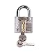 BleuMoo 1Pc Locksmith Transparent Visable Cutaway Practice Padlock Lock Training Skill Pick
