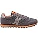 Saucony Originals Women's Jazz Low Pro Vegan Sneaker,Charcoal/Orange,7.5 M US