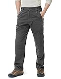 CQR Men's Tactical Pants, Water Repellent Ripstop