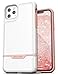Encased Rebel Armor for iPhone 11 Pro Max Protective Rugged Case (White/Pink)
