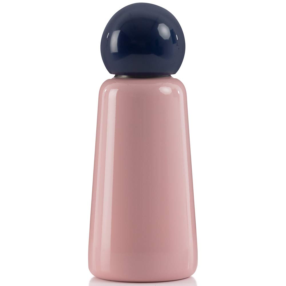 Stainless Steel Water Bottle | 300ml Insulated Water Bottle BPA Free | Cool and Modern Leak Proof Skittle Bottle Flask | Cold for 24+ Hours, Hot for 12 | Pink & Indigo by Lund London