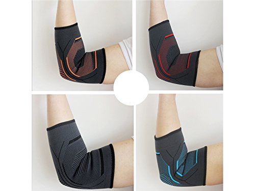 Huasen Sports Safe Guard Fitness Elbow Sleeve Elbow Compression Sleeve Elbow Support for Men & Women Cycling Sports - Thumbnail 4