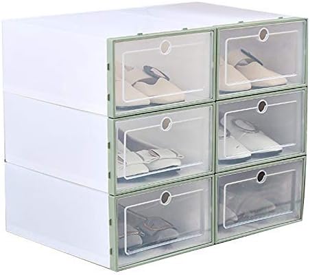 Baifeng Transparente Plástico Zapato Caja FILP Diseño ...