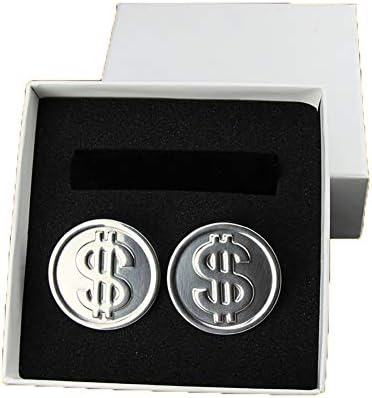 AOTE Whisky Stones Set, High Cooling Technology, Reusable Ice Cubes, Stainless Steel Whisky Stones Fast Cooling/No Melting/Safe and Healthy, For Whiskey and Various Drinks,CoinShaped