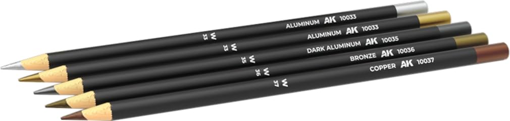 AK Interactive Pencils Set - Metallics