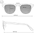 Vintage Inspired Classic Half Frame Horn Rimmed Clear Lens Glasses