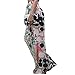 LOSRLY Women Floral Print High Waist Belt Palazzo Wide Leg Boho Pants Plus Size-Floral XL 16 18