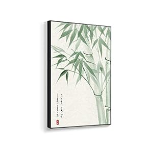 Framed Canvas Home Artwork Decoration Antique Plant Canvas Wall Art for Living Room, Bedroom - 16x24 inches