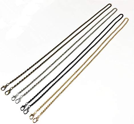 GuoFa 4pcs 60cm 120cm Purse Chain Handbag Strap for Bag Frame Strap-Handbags Strap Replacement Purse Chain
