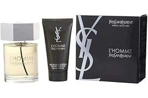 LHomme by Yves Saint Laurent for Men - 2 Pc Gift Set 3.3oz EDT Spray, 1.6oz Shower Gel