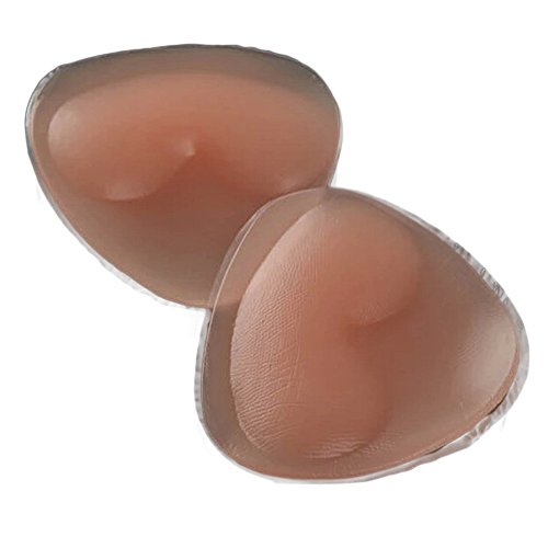 KingBra Womens Silicone Inserts and Enhancers BOOST UP TO 2 cups sizes in an instant, Suitable for A, B and C cups,Nude,One Size - Thumbnail 2