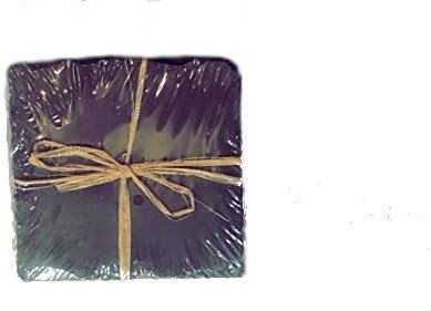 Coasters, Slate Coasters For Drinks, Slate Coasters Set Of 4- Gray- Real All Natural Slate -Bold and Elegant, Offers Top Quality Furniture Protection