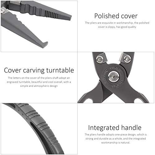 Vbestlife Angelzange aus Titanlegierung, Angelschneider und Spalthaken-Entfernungsschere Angelzange mit… – Bild 7