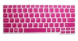 CaseBuy High Quality Semi-Hot Pink Ultra Thin Silicone Gel Keyboard Protector Skin Cover for IBM Lenovo IdeaPad S206, S210, Ideatab K3011W, Yoga 11, Yoga11, Yoga 11s 11.6-Inch, Yoga 3 11.6