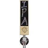 Chalkboard Tap Handle in maple, Funny Beer Keg Tap Handle with laser engraved logo, 8