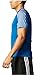 Adidas Mens Climacore Climalite Althletic Mesh Shoulder TShirt (Large, EQT Blue)