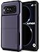 Galaxy S8 Plus Case, [Heavy Duty Drop Protection] Hybrid Card Slot Holder Wallet Cover [Shock Absorption Cover] for Samsung Galaxy S8 Plus by Lumion (D.Folder - Orchid Purple)