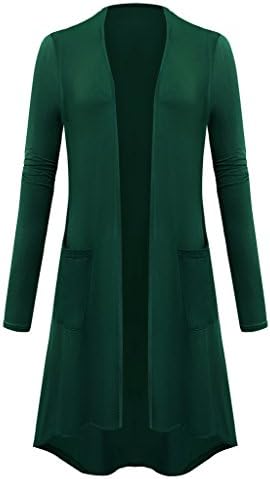 Ladies Long Sleeve Cardigan with Pockets for Women Size 8-32