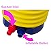 LOHOME Foot Air Pump, Balloon Swimming Inflatable Toy Yoga Ball Inflator Inflates and Deflates Pump (Ordinary Style)