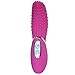 Textured Silicone Tongue Vibrator with 7 Powerful Vibrating Functions, G-Spot & Clitoral Stimulation Pink