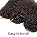 Spring Twist Crochet Hair Bomb Twist Hair Fluffy Twist Braiding Synthetic Hair 8inch 3packs Natural Hair Extension (T1B/30)