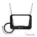 ANTOP Ring AT-210 Indoor TV Antenna - Multi-Directional Reception, Hairline Black, 4K UHD Ready - HDTV Antenna, 35 Mile, 6' Cable