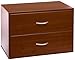 Organized Living freedomRail 2 Drawer OBox - Chocolate Pear
