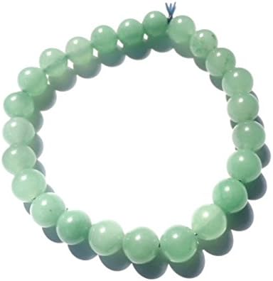 Round Beaded Green Jade Bracelet (Jade)