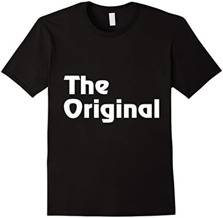 Men's The Original gift- Dad Mom and Daughter Son matching shirt 1 XL Black