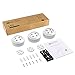 Wireless LED Puck Lights, OxyLED Closet Light, Cordless Battery-Powered LED Night Light with Remote Control, Stick-Anywhere Stair Lights Safe Lights for Hallway, Bathroom, Bedroom (3 Pack Round)