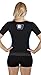 Body Spa Light Neoprene Vest with Sleeves Exercise Gym Sauna Shaper Weight Loss 13830 (Blue, Medium)