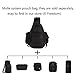 X-Freedom Tactical Sling Chest Pack Military Chest Bag Shoulder Sling Backpack MOLLE Large Sling Bag One Strap Backpack Capacity Crossbody Bag for Laptops Hiking Camping Hunting Trekking, Black