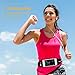 Running Belt Waist Pack, fitTek Workout Phone Holder for iPhone XS and All Phone Models, Screen Touch Fanny Pack Zippered Waterproof Phone Belt for Hands Free Running, Exercise, Workouts, Travel