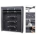 SONGMICS Portable Closet, Wardrobe Closet Organizer with Non-Woven Fabric Cover, Hanging Rods and Shelves, 59 x 17.7 x 69 inches, Large Capacity for Bedroom, Living Room, Dove Gray URYG12GY