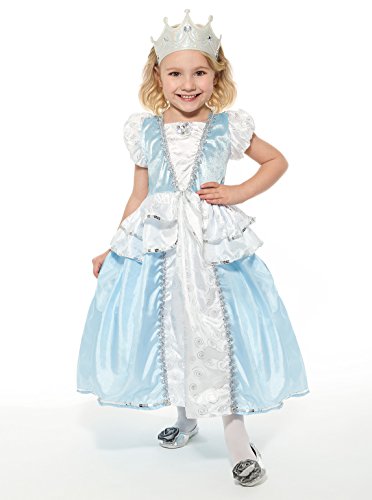 Little Adventures Traditional Cinderella Girls Princess Costume - X-Large (7-9 Yrs)