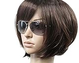 Kalyss Women's Short Imported Heat Resistant Yaki Syntheic Hair Wig
