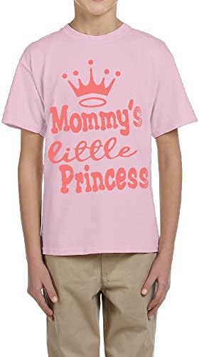 HSNSW Mommy's Little Princess Boys &amp; Girls Youth Teenager Raglan T-shirts Pink S