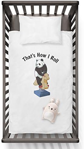 That's how i roll! Funny Humor Hip Baby Duvet /Pillow set,Toddler Duvet,Oeko-Tex,Personalized duvet and pillow,Oraganic,gift