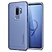 Spigen Thin Fit 360 Designed for Samsung Galaxy S9 Plus Case (2018) Tempered Glass Screen Protectors Included - Coral Blue