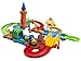 Toy Train Set 41 PCS Toy Train Car & Track Playset w/ Battery Operated Toy Train, Accessories Educational Toy