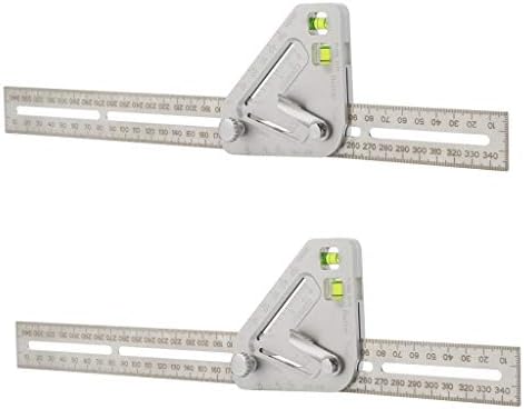 Yidartono Angle Measuring Scriber, Roof Revolutionizing Carpentry Utensil Multi-Function Measuring Tool Angle Ruler