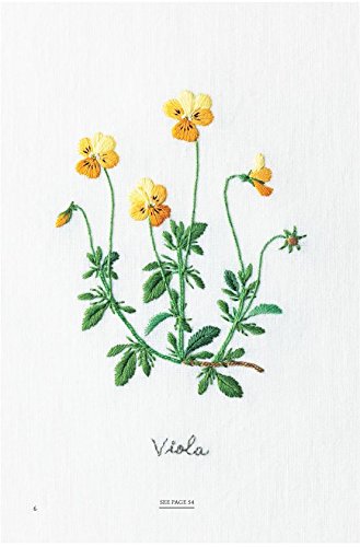 image for Roost Books Embroidered Garden Flowers: Botanical Motifs for Needle an