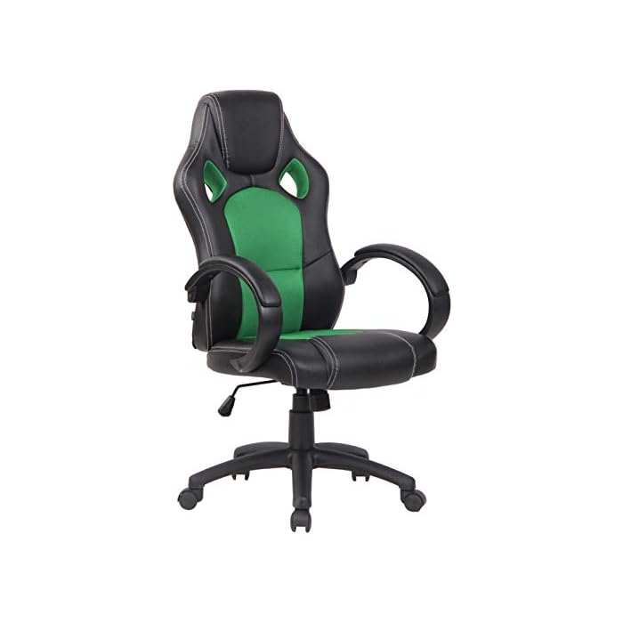 Silla Racing De Oficina Fire Estilo Deportivo I Silla Gaming Regulable En Altura & Giratoria I Silla Gamer con Ruedas Deslizantes I Color:, Color:Verde Claro 1 Silla Racing De Oficina Fire Estilo Deportivo I Silla Gaming Regulable En Altura & Giratoria I Silla Gamer con Ruedas Deslizantes I Color:, Color:Verde Claro