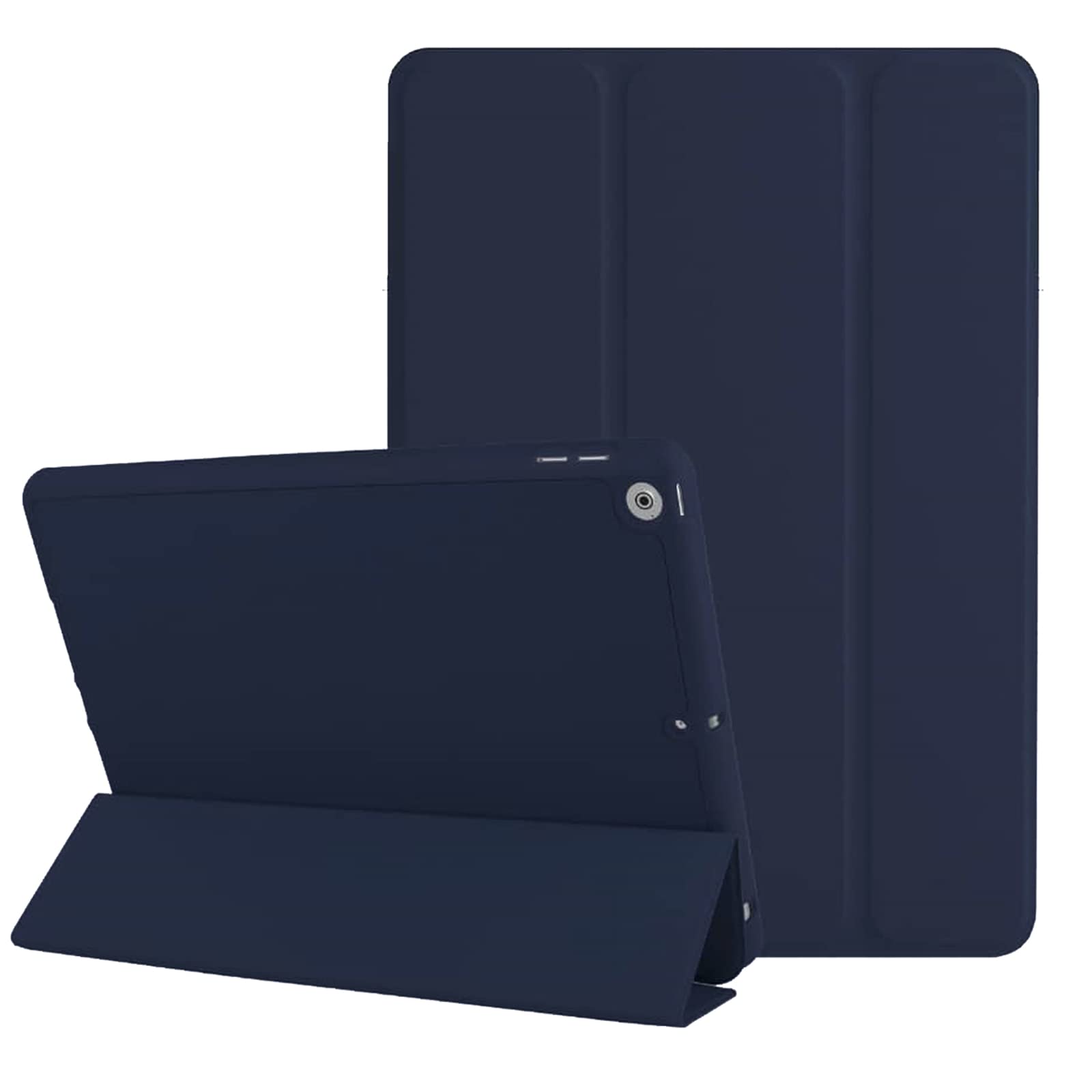 Smart Case for iPad mini 6 (8.3 Inch, 6th Generation, 2021 Release) With Auto Sleep/Wake Function and Pencil Support, Shockproof Soft TPU Back Smart magnetic Cover (Blue)