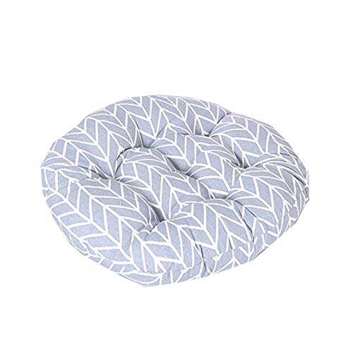 YOTHG Seat Pad, Round Chair Pads Padded Seat Cushion, Soft Non-Slip Booster Cushion for Home Living Room Office Tatami Cushions,Washable for Office and Home(style3,1pc)