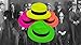 Party Hats, Neon Color Plastic Gangster Fedora Party Hats (48 Gangster Hats)